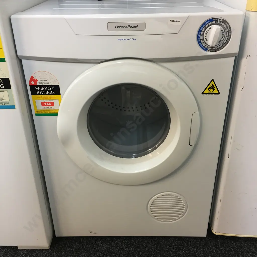 Fisher & Paykel Aerologic 5Kg Dryer, Model DE50F56A2, #BIG112662 Image 1++