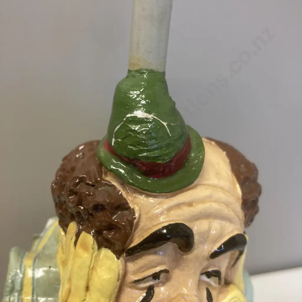 Vintage Clown Lamp (As Found Condition) 40cm Image 1++