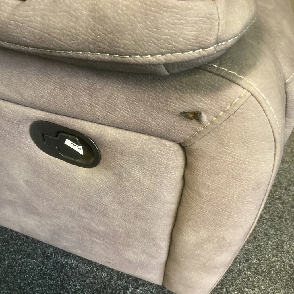Grey Coloured Recliner Lounge Suite (Ex Harvey Norman) 3+1+1 Image 1++