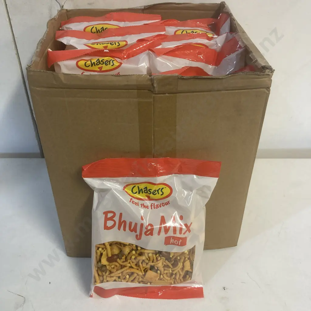 Chasers Bhuja Mix Hot 24 x 200g BB 29/8/24 Image 1++