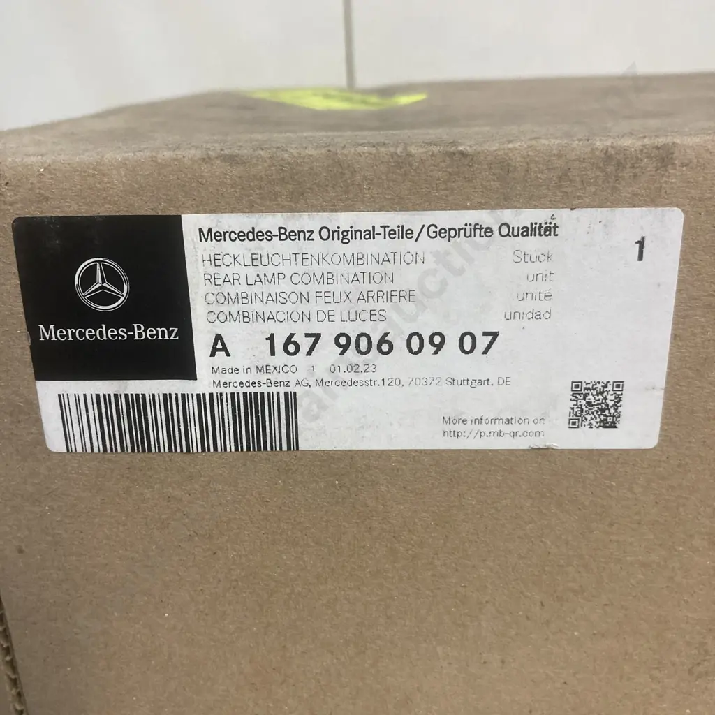 Mercedes-Benz Tail Light A1679060907 Image 1++