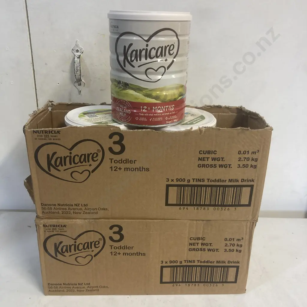 Karicare 3 Toddler 6 x 900g Tins Toddler Milk Drink, BB 12/8/25 Image 1++