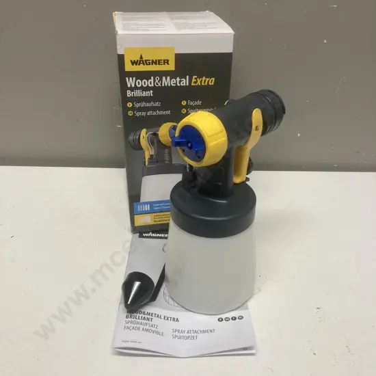 Wagner 600ml Wood&Metal Extra Brilliant Spray Attachment Boxed