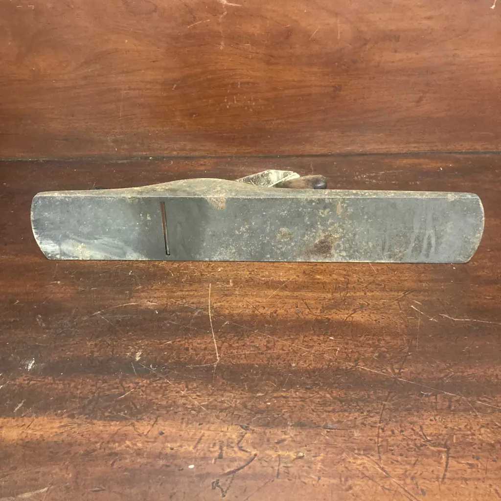 Vintage Stanley Bailey No 6 Wood Plane, Sweet Heart Logo (c 1921-1935), Made in Canada, 18" Long, Rosewood Handles Image 1++