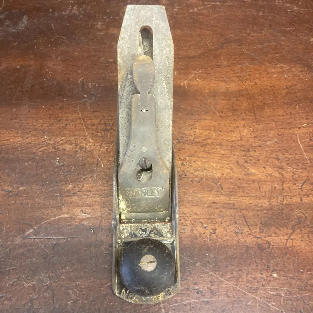 Vintage Stanley Bailey No 3 Hand Plane With Corrugated Bottom, Type 11 (c 1910-1918) Been Repaired Image 1++