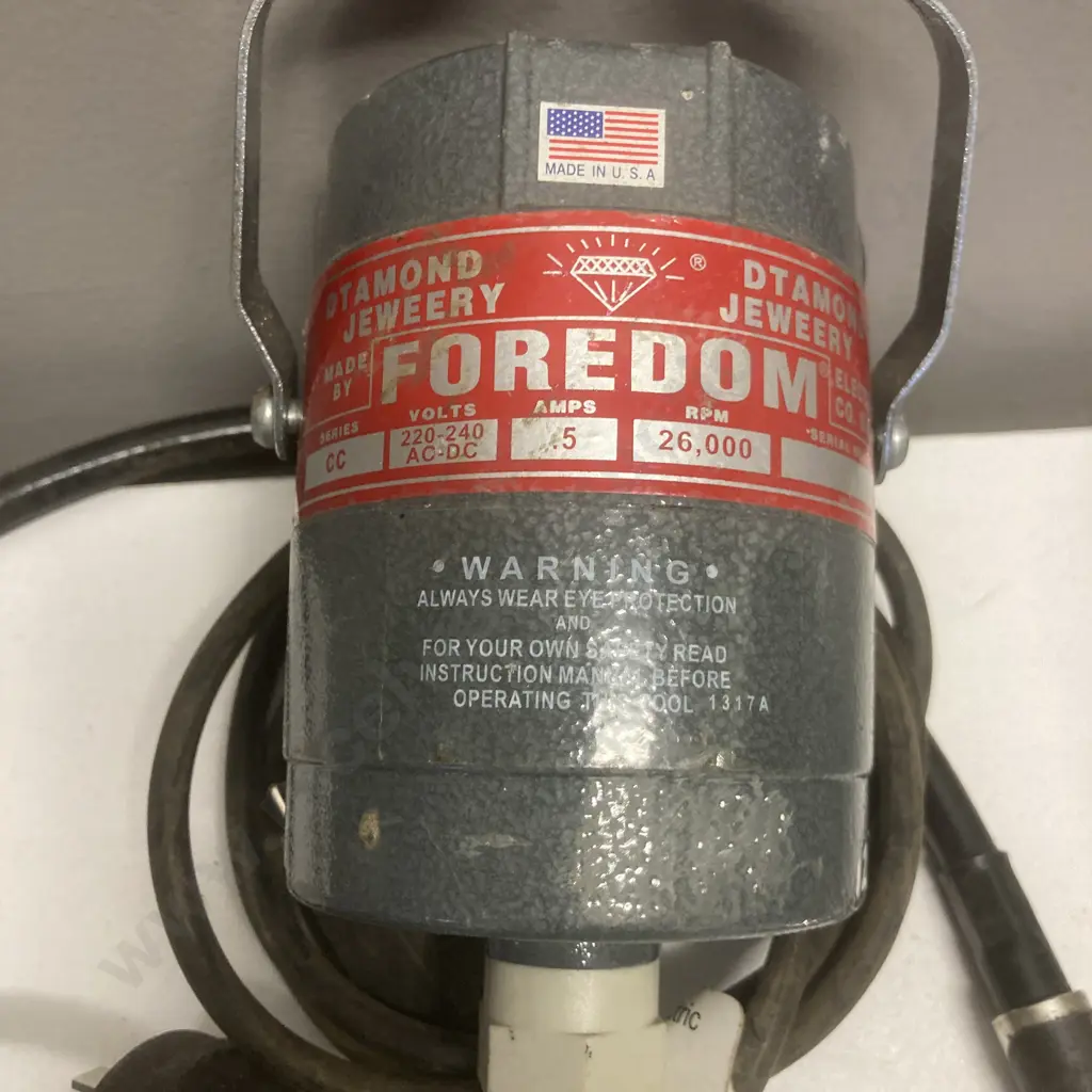 Foredom (USA)  'Dtamond Jeweery' Flexible Shaft Rotary Power Tool, Foot Control & Accessories Image 1++