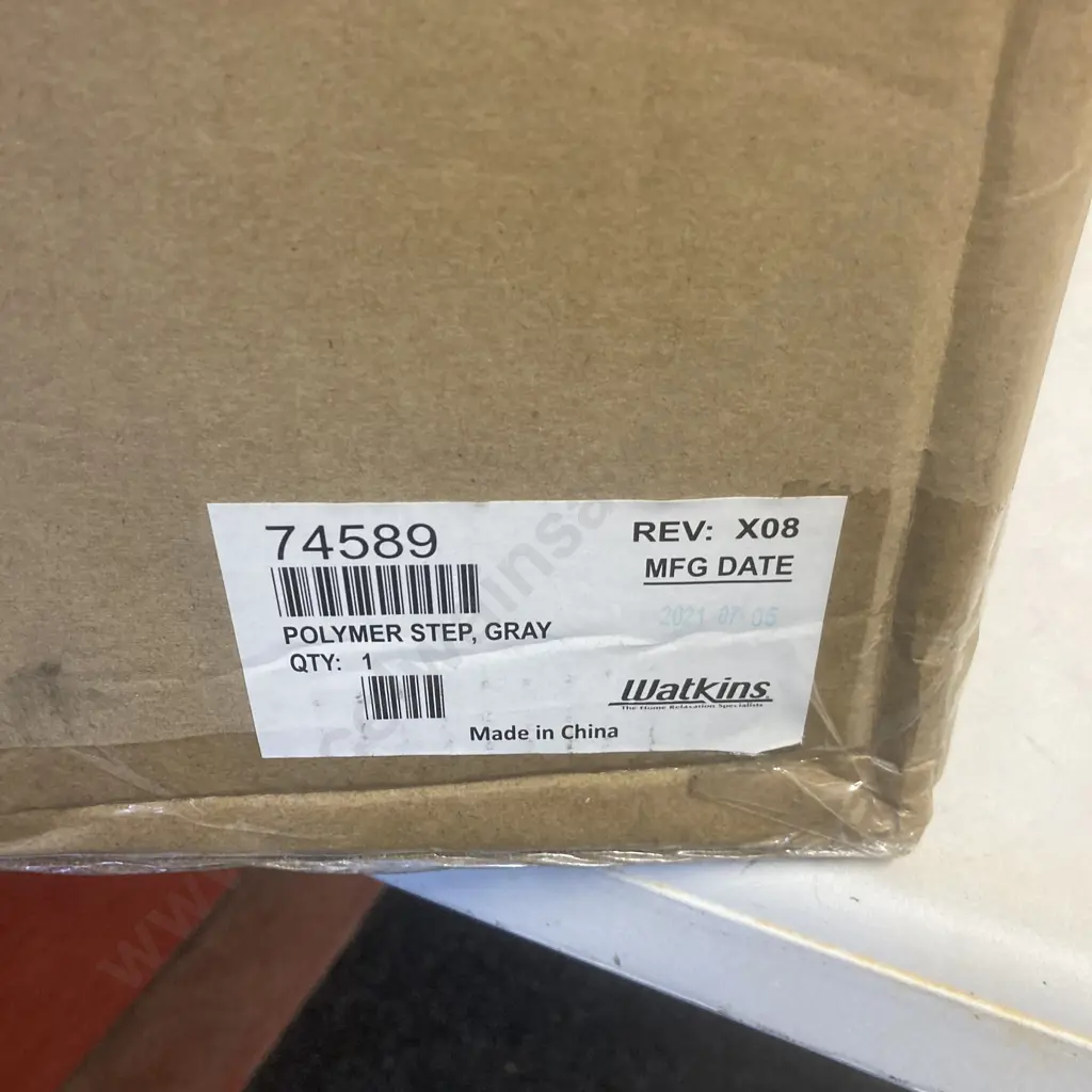 Watkins Polymer Step, Grey (Spa / Hot Tub) Image 1++