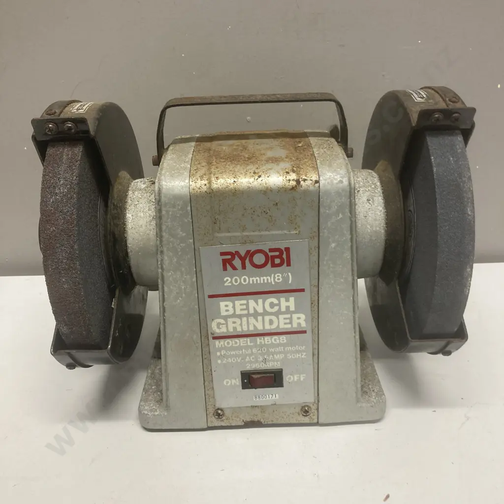 Ryobi HBG8 200mm (8") 620W Bench Grinder Image 1++