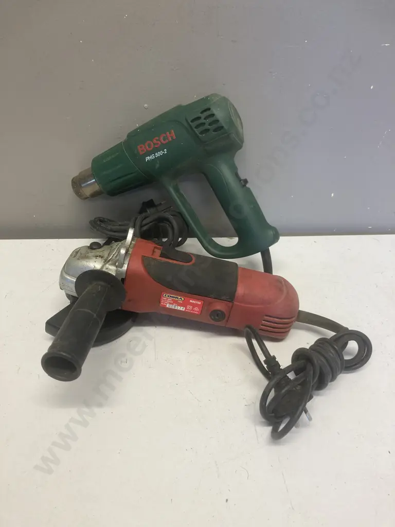 Bosch PHG 500-2 Hot Air Gun & Cobra MAG750 Angle Grinder Image 1++