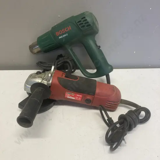 Bosch PHG 500-2 Hot Air Gun & Cobra MAG750 Angle Grinder