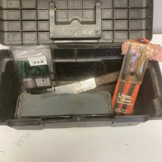 Toolbox, Knife, Gun Cleaning, Sharpening Stone
