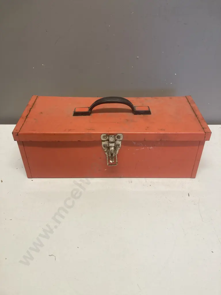 Orange Toolbox, Hobby Vice, Leather Punch, Terminal Kit Etc Image 1++