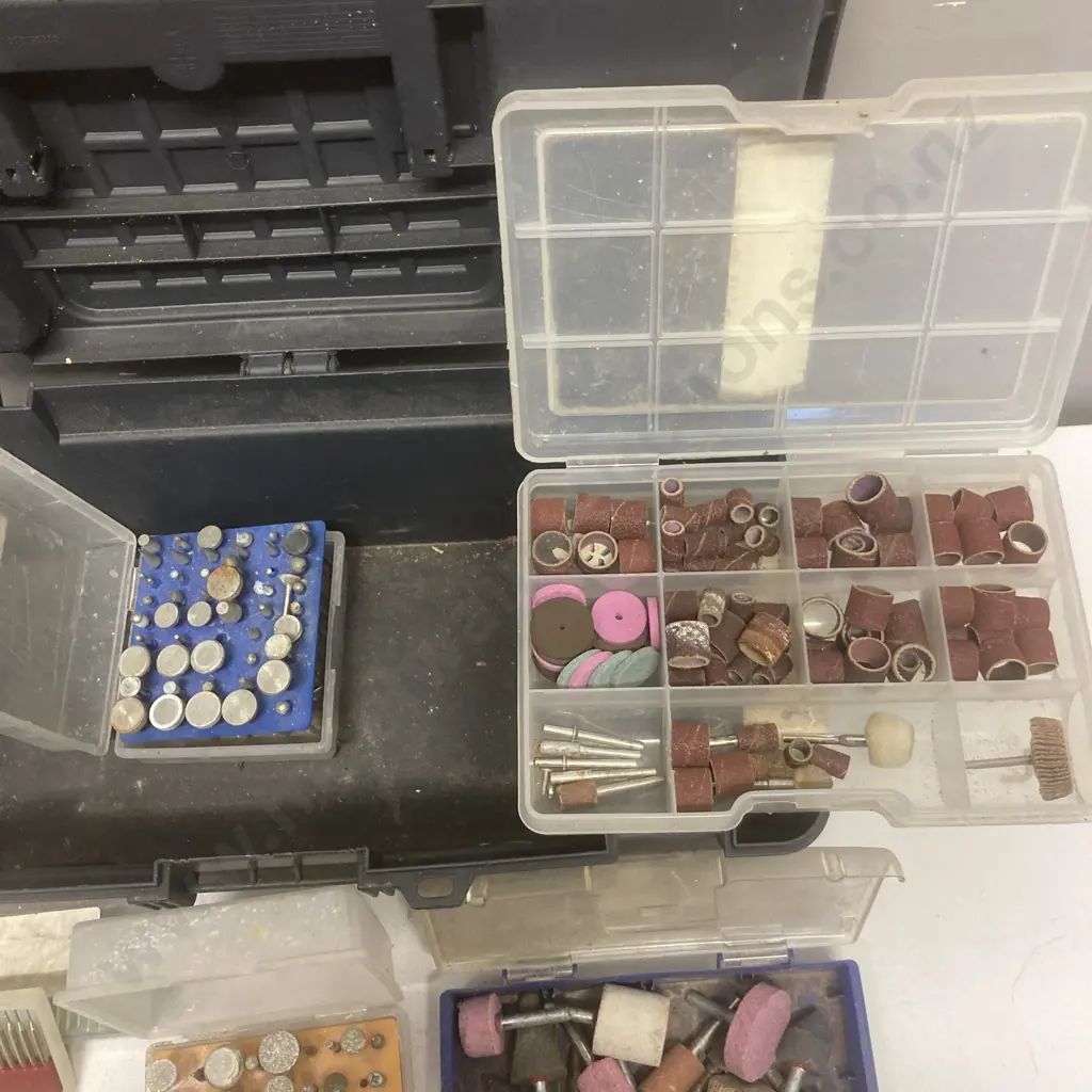 Rotary Tool / Dremel Accessories In Tuff Stuff Tool Case Image 1++