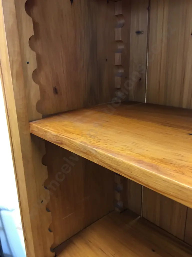 Rimu Bookcase, 5 Adjustable Shelves, T&G Back. H190 W110 D35cm Image 1++