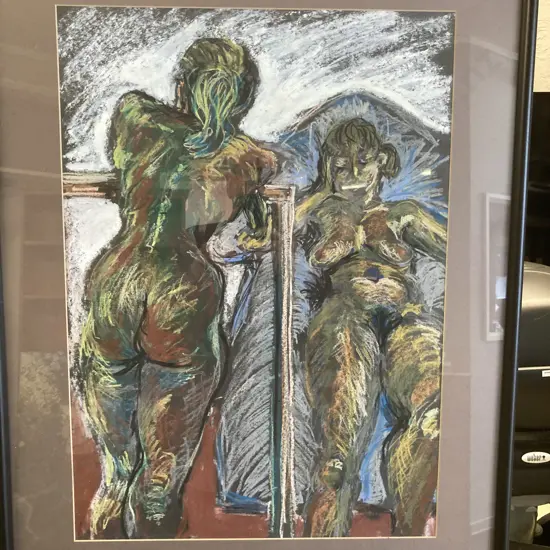 Barbara Morrison "Life Study" Original Artwork, 77 x 59cm Glazed Framed