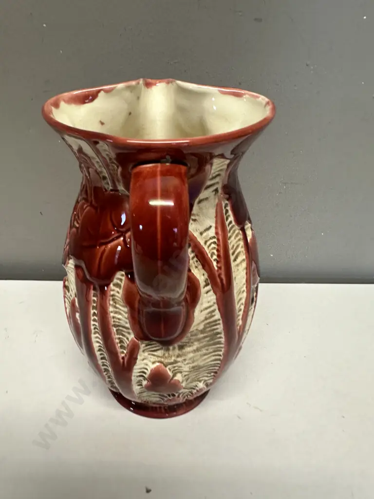 Art Deco Beswick 1930s #634 Shape Woodland Animals Jug Red Fox. H23cm Image 1++