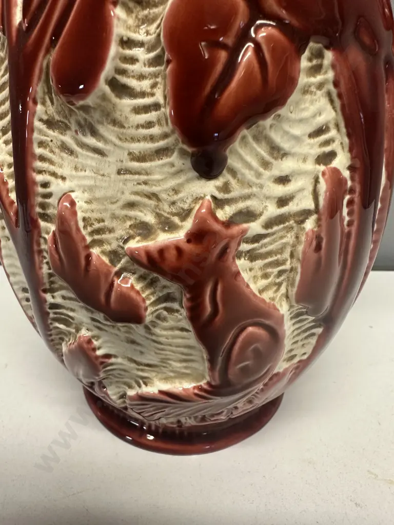 Art Deco Beswick 1930s #634 Shape Woodland Animals Jug Red Fox. H23cm Image 1++