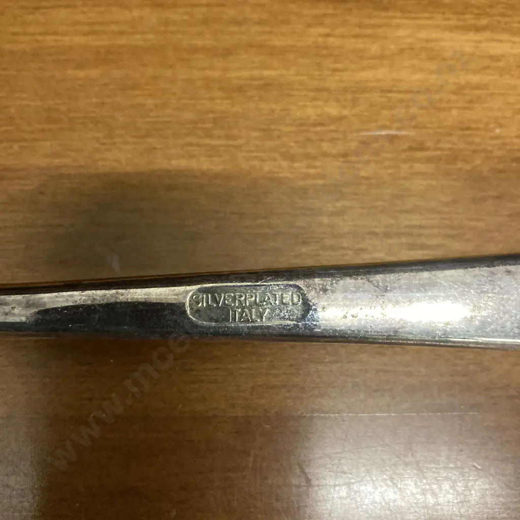 Vintage Italian Silverplate 25cm Helmet Style Candle Snuffer Image 1++