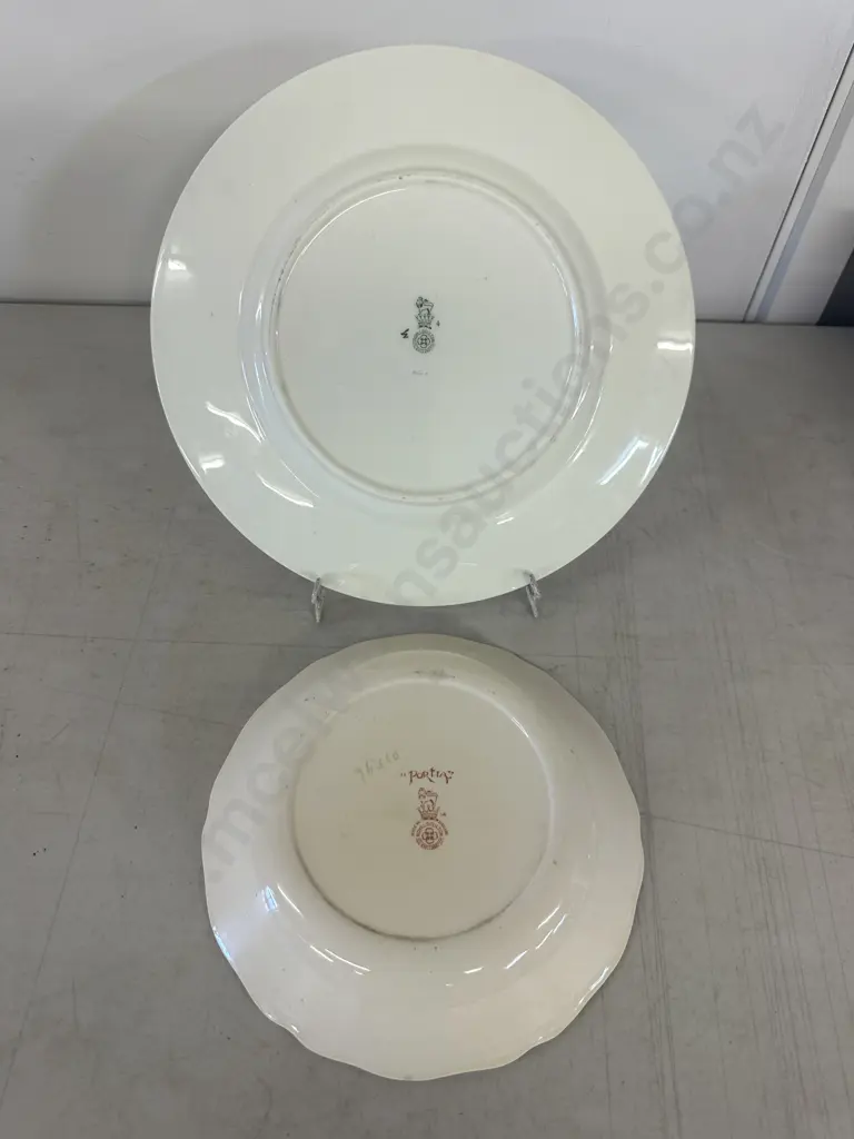 Royal Doulton Series Ware Collectors Plate - The Hunting Man & Royal Doulton Shakespearean Portia Bowl D3596 Image 1++