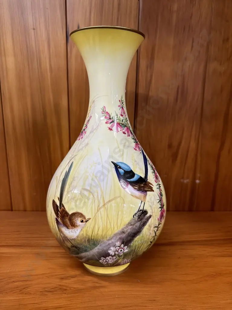Hand Painted Rita Daniel Collection Vase H28cm. Image 1++