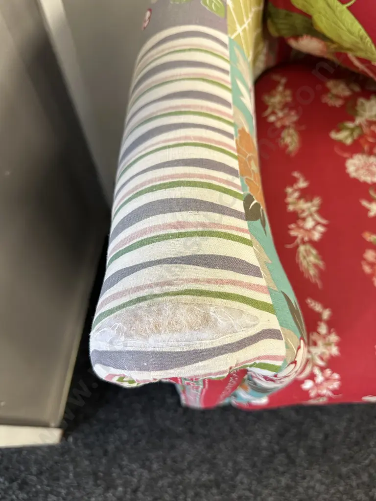 Patchwork Armchair With Cushion (fabric as found) Image 1++