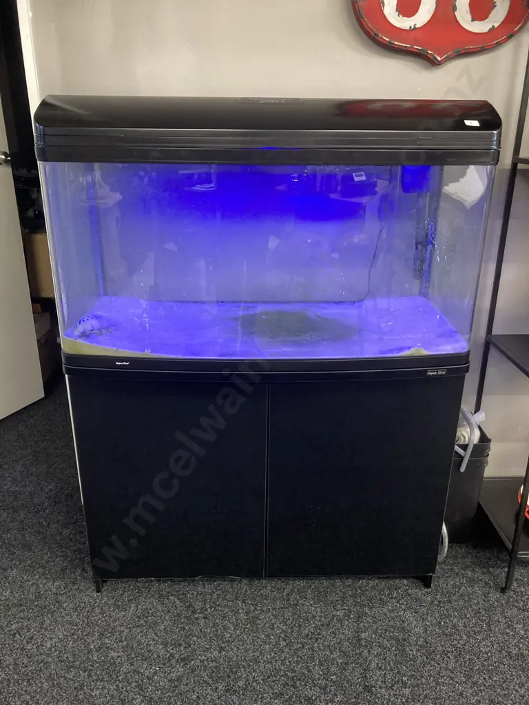 Aqua One AquaStyle AR980 Gloss Black 215L Aquarium & Cabinet, Built in Trickle Filter & Reflector Lighting Image 1++