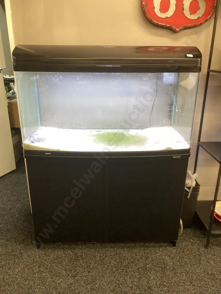 Aqua One AquaStyle AR980 Gloss Black 215L Aquarium & Cabinet, Built in Trickle Filter & Reflector Lighting Image 1++