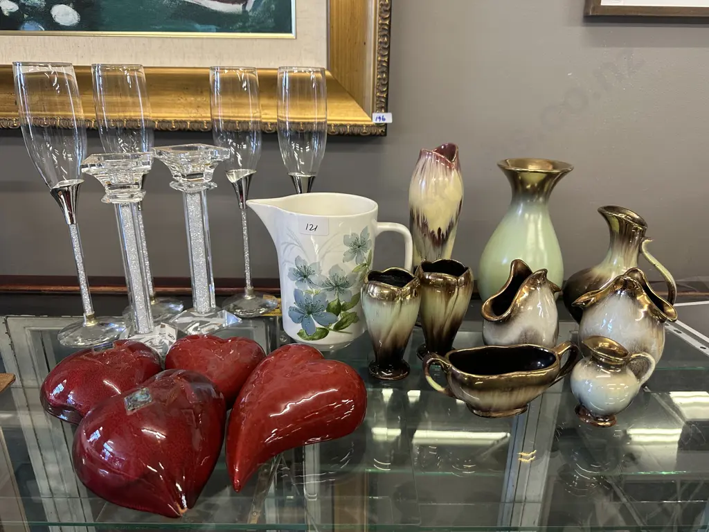 Selection Of West German Drip Glaze Items Etc Image 1++