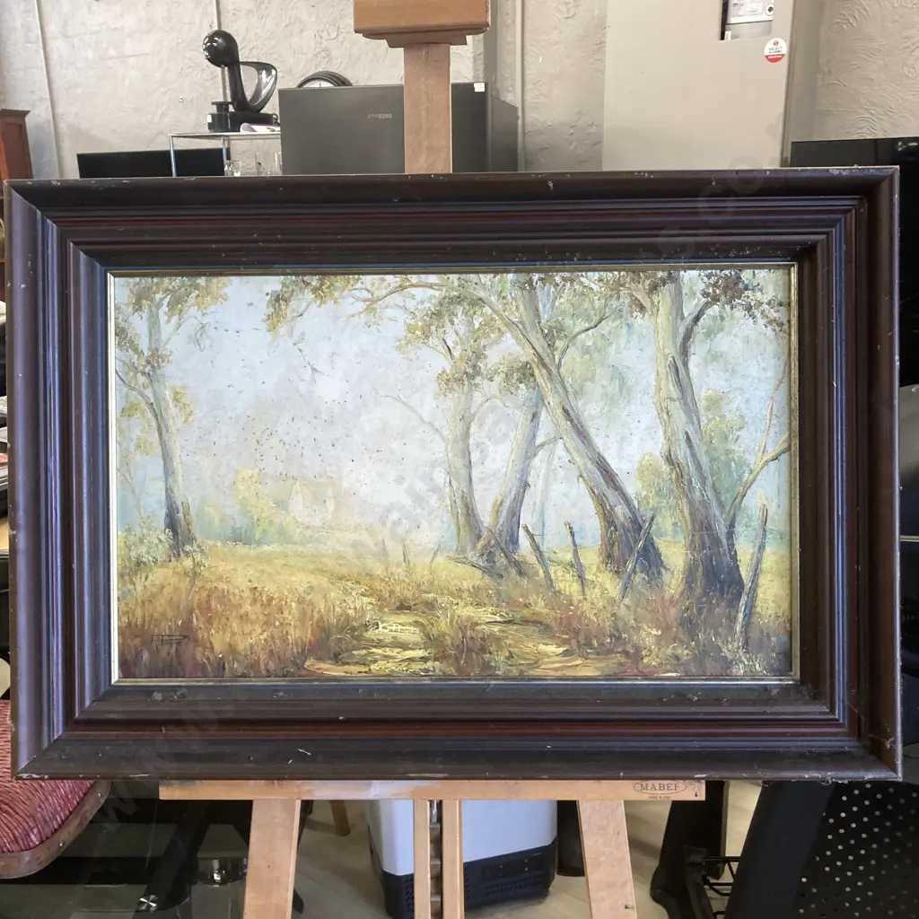 Original Artwork by Richard Ponder Titled "Morning, Tawa", Feb 79, Signed. 54 x 79cm Image 1++