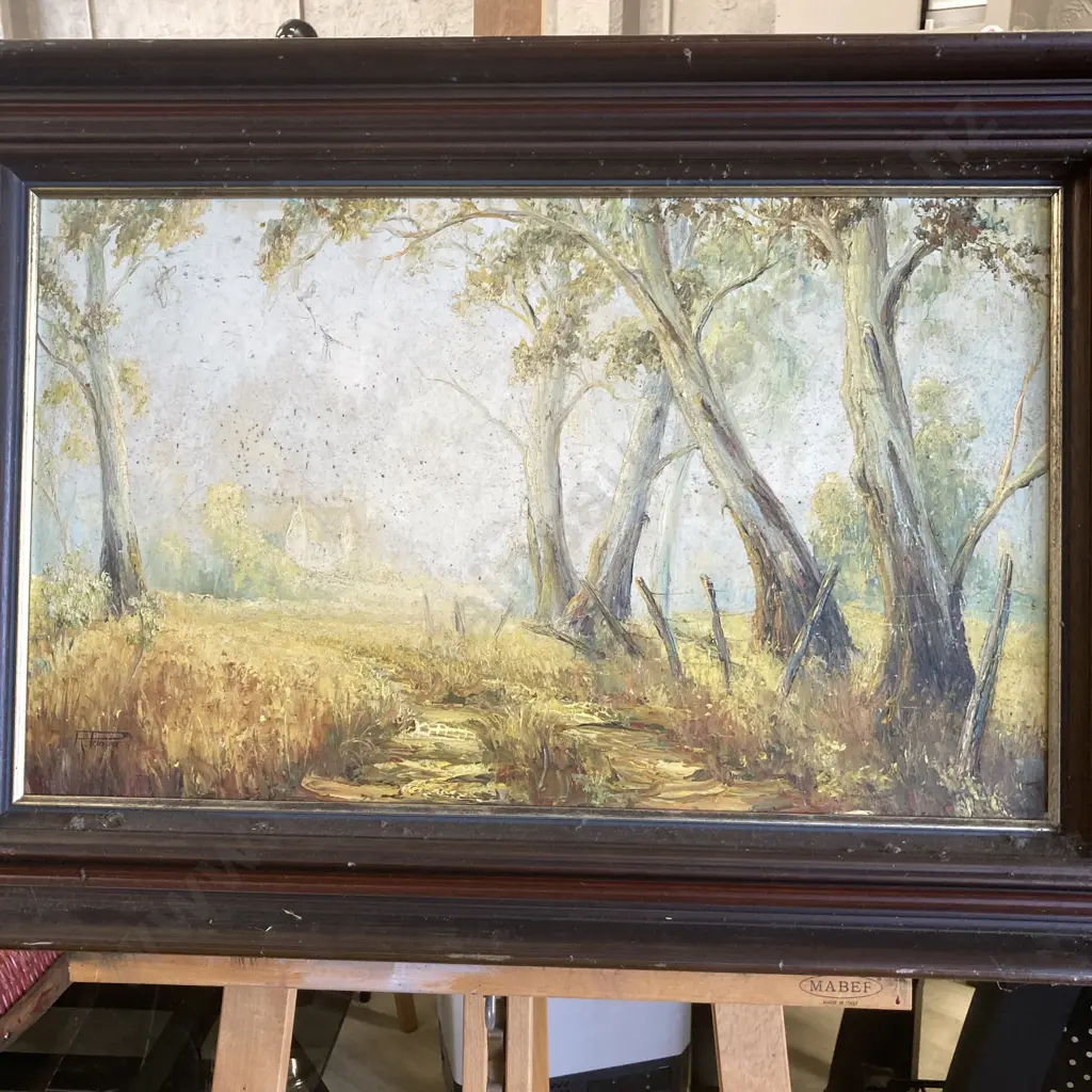 Original Artwork by Richard Ponder Titled "Morning, Tawa", Feb 79, Signed. 54 x 79cm Image 1++