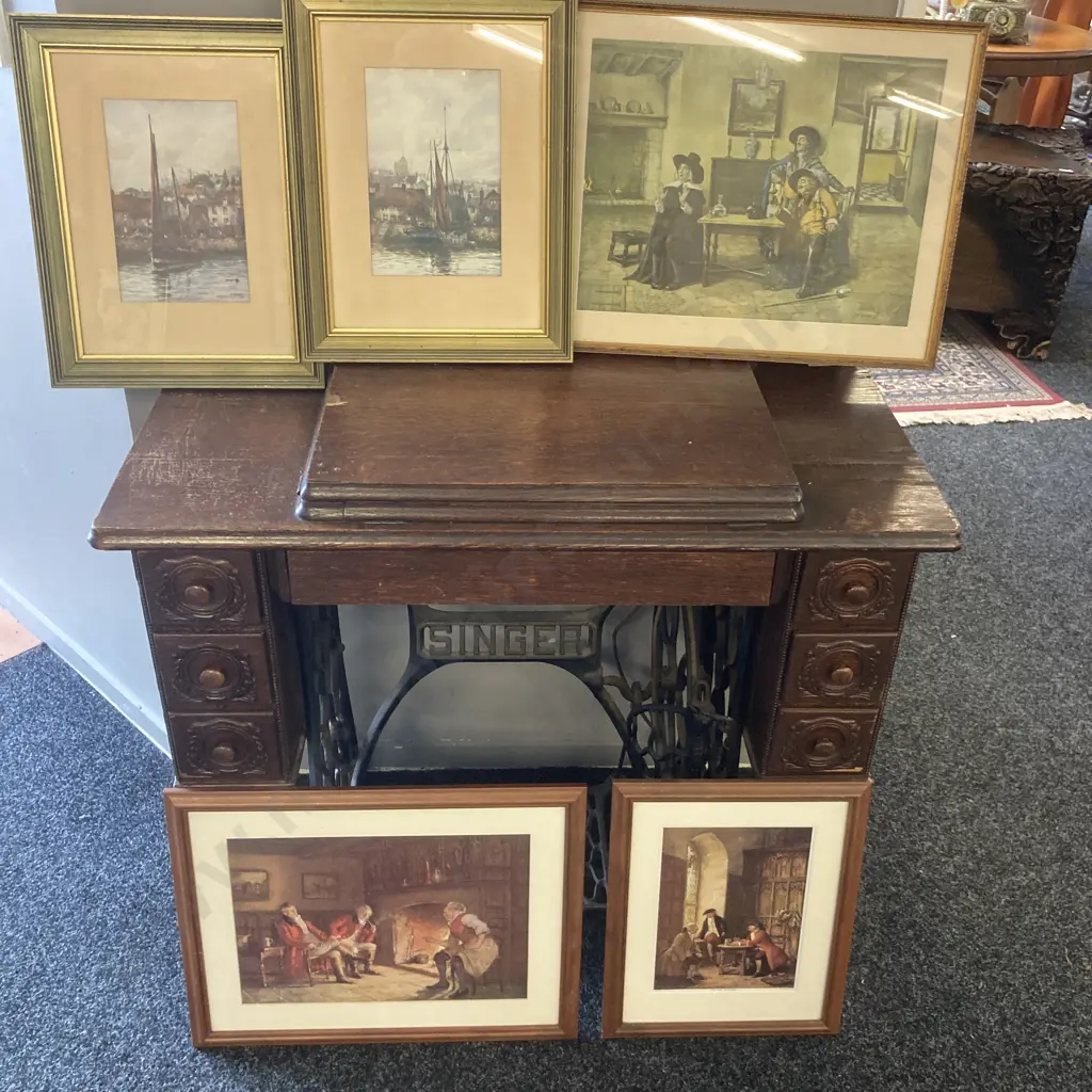 Five Framed Artworks Image 1++
