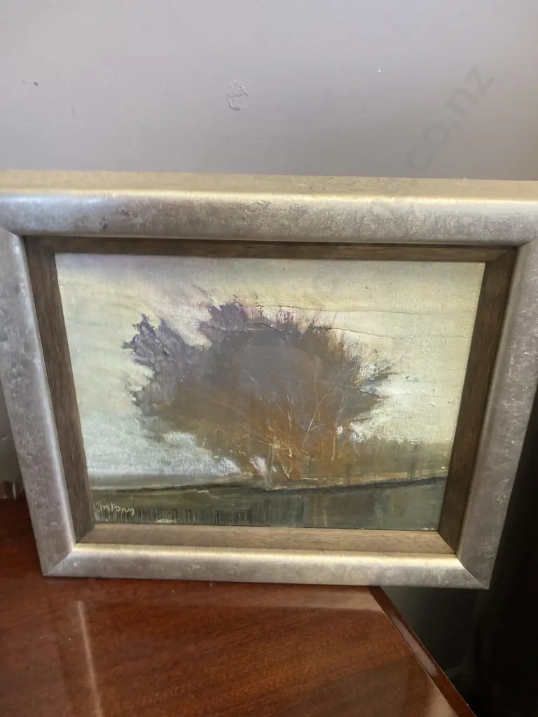 3 x Original Artworks in Brushed Gold Frames. 24 x 29cm, 32 x 27 & 27 x 32cm Image 1++