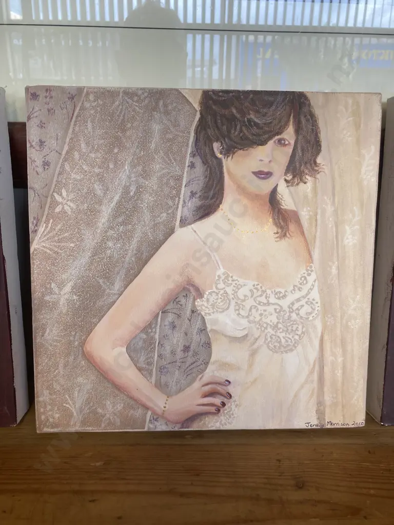 Lingerie 3 Piece Wall Art On Canvas. 30 x 30cm (Sold with 130) Image 1++
