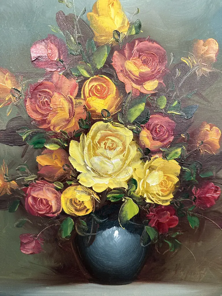 Vintage Framed Oil Artwork H57, W48cm. Image 1++