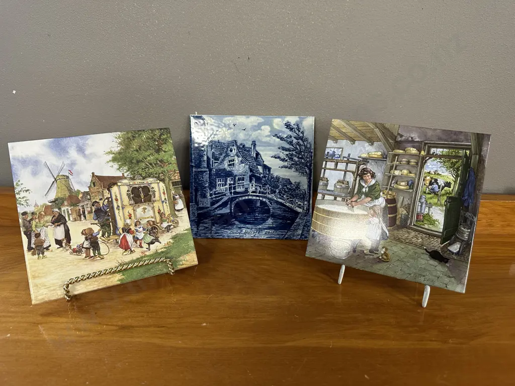 Selection of Dutch Wall Tiles Including Delft Image 1++