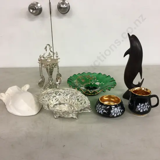 Assorted China Items Including Shorter & Sons Wall Pocket Etc