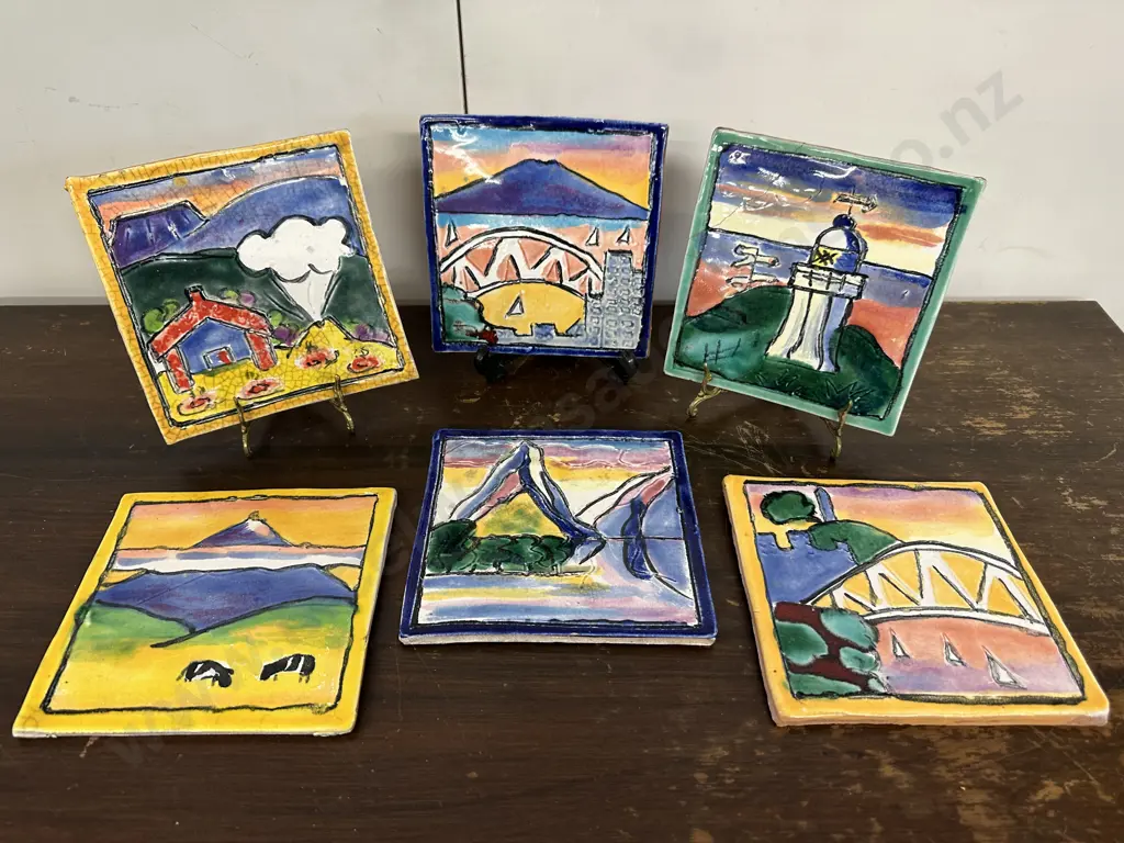 Morris & James  Matakana Decorative Wall Tiles x6  Image 1++