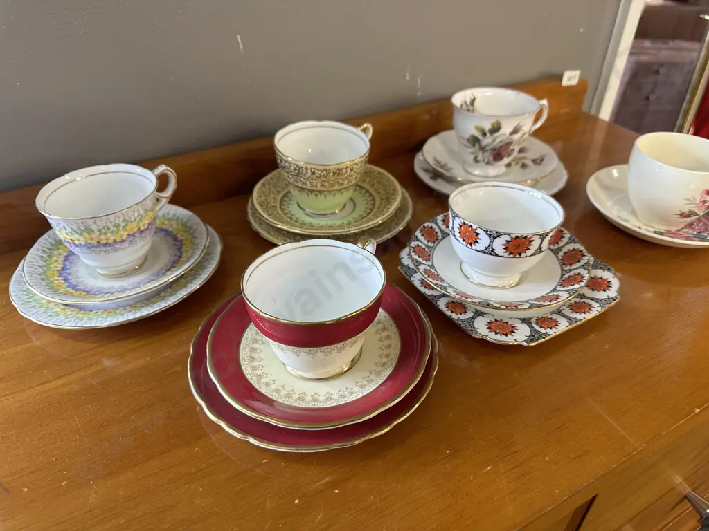 Selection Of Trios & Duo x1 Including Aynsley, Queen Anne Etc Image 1++