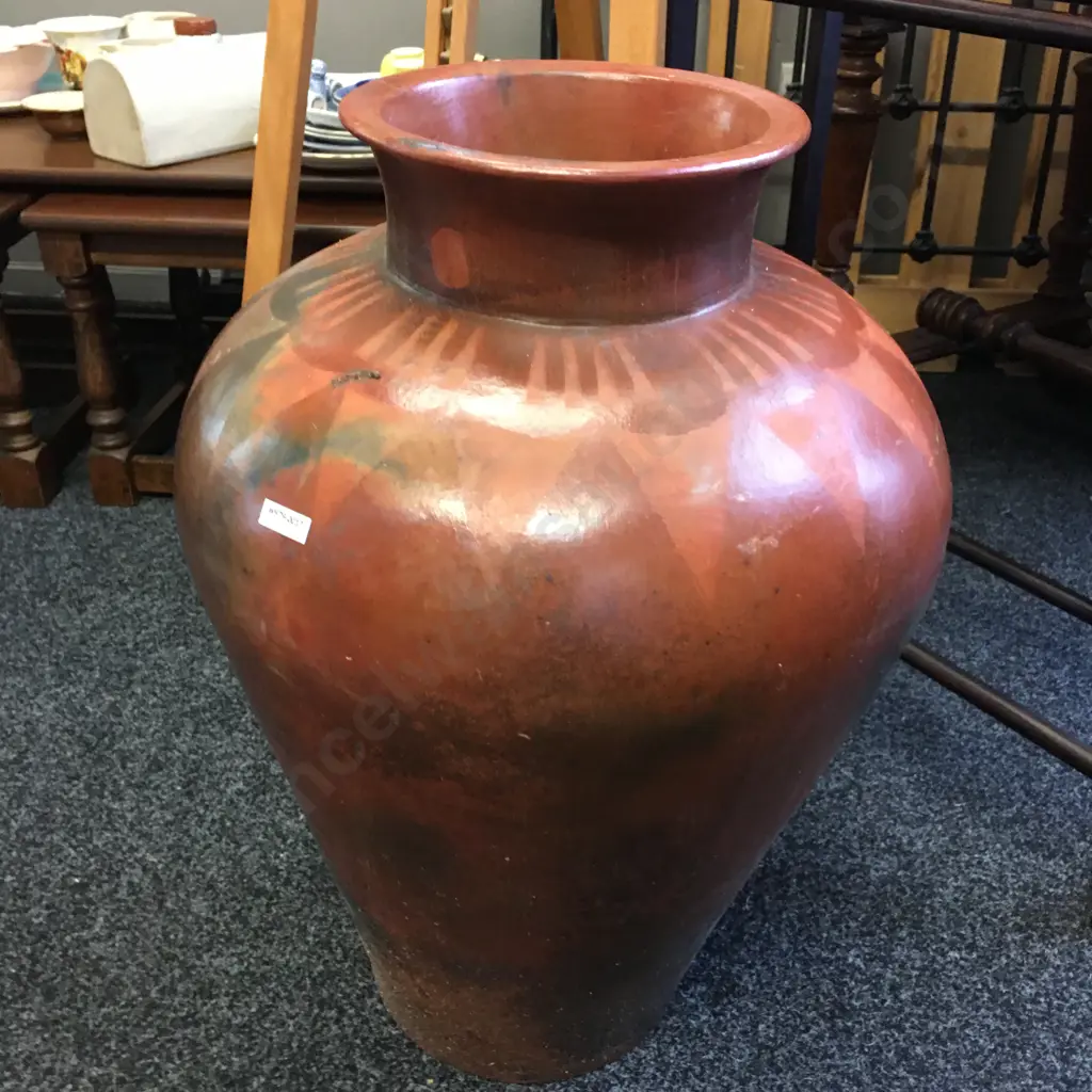 Large Glazed Urn. 65 x 45cm Image 1++