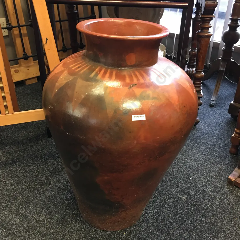 Large Glazed Urn. 65 x 45cm Image 1++