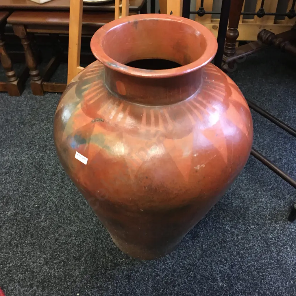 Large Glazed Urn. 65 x 45cm Image 1++