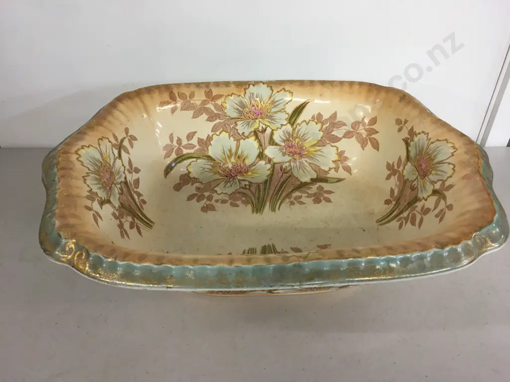 Large Antique Bowl. 40 x 70cm (AF To Side) Image 1++