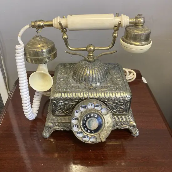 Retro French Style Rotary Dial Telephone (As Found Condition)