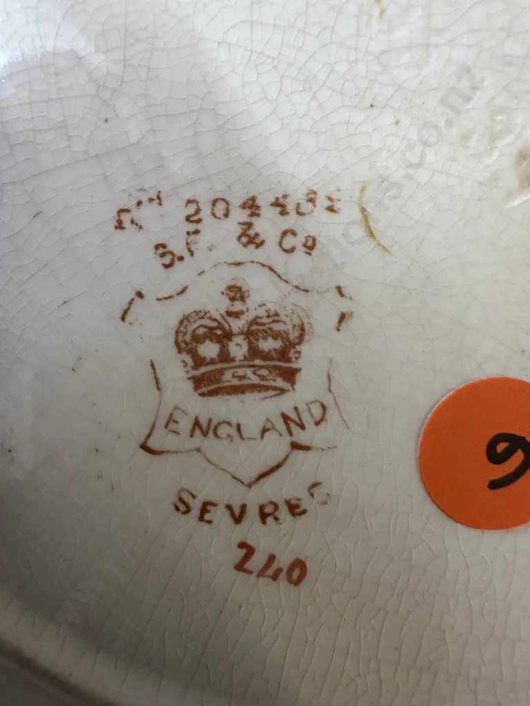 Antique Serves Plates #240 Reg 204439 Image 1++