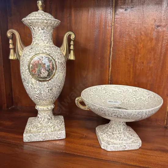 Empire English Ware Urn & Bowl