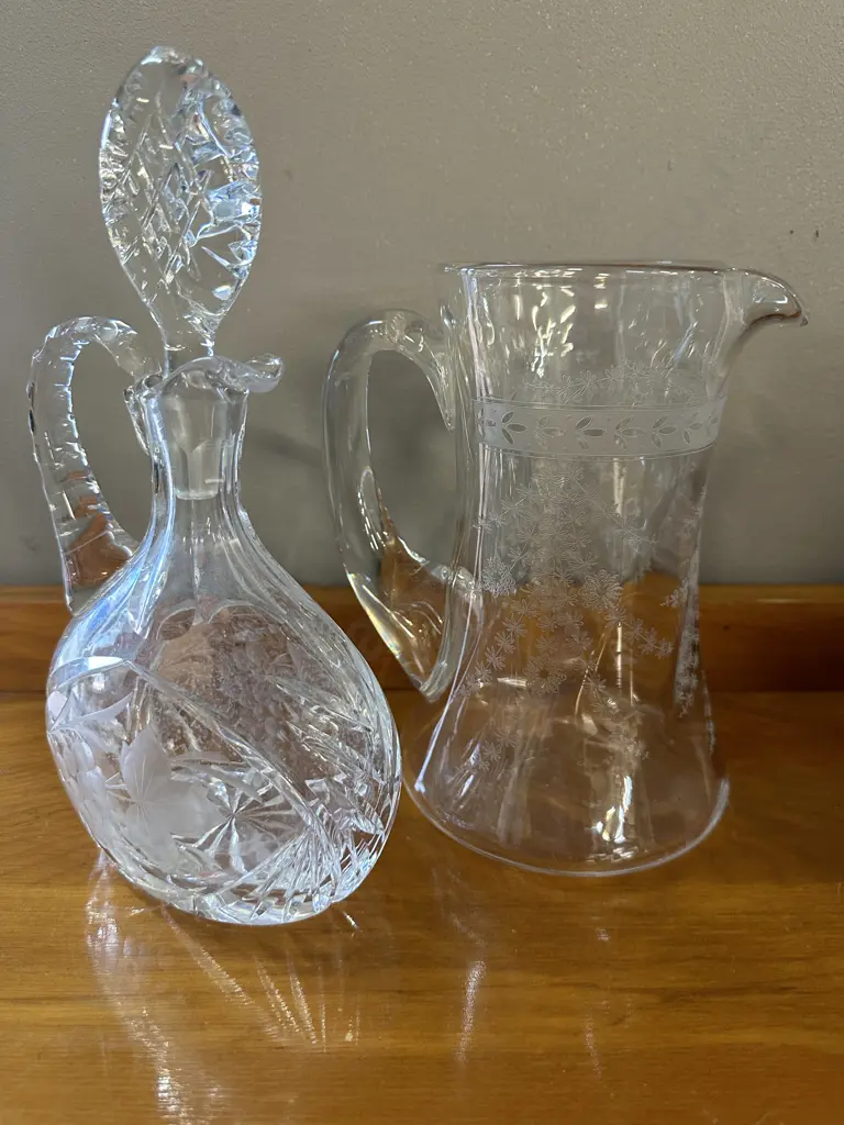 Crystal Decanter & Drinks Jug Image 1++