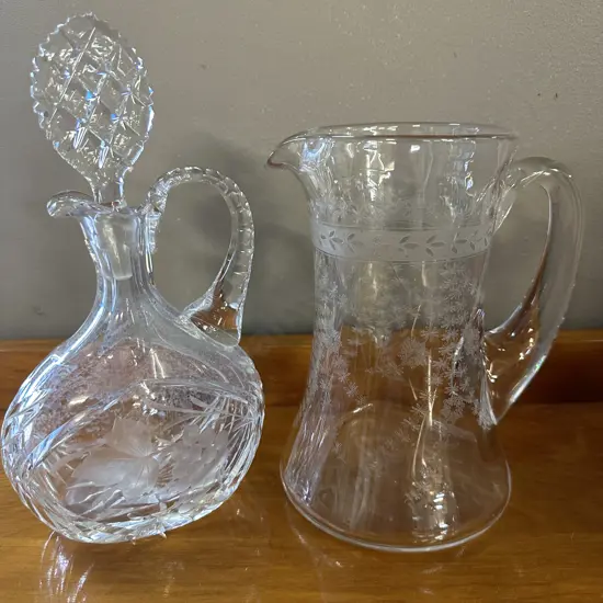 Crystal Decanter & Drinks Jug