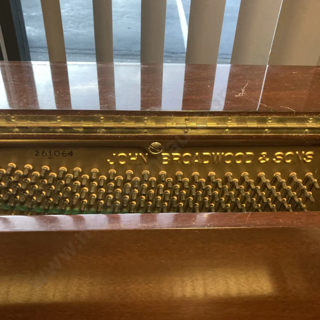 John Broadwood and Sons - 261064 Upright Piano, With Key Image 1++
