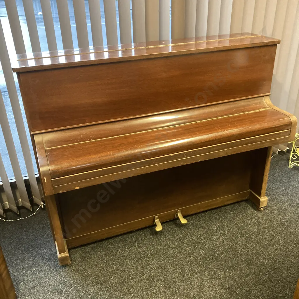 John Broadwood and Sons - 261064 Upright Piano, With Key Image 1++