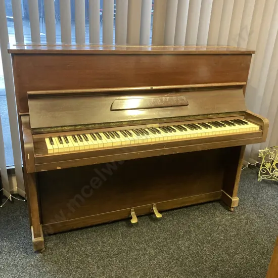 John Broadwood and Sons - 261064 Upright Piano, With Key